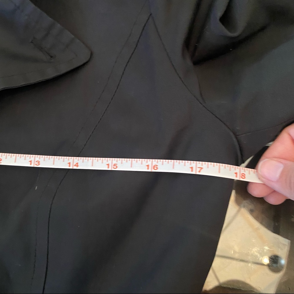 Express Double Breasted Black Trench Coat - Picture 6 of 12